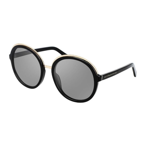 LA VITA by Prive Revaux “Gianna” Sunglasses - Black / Gold - NEW - Picture 2 of 6